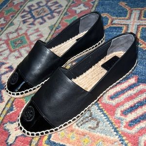 Tory Burch Espadrilles black leather